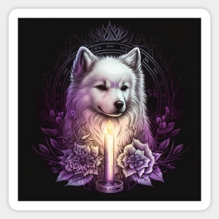 Gothic Samoyed Sticker